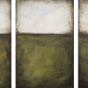minimalist landscape triptych