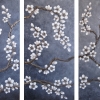 charcoal-blossom-triptych
