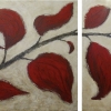 crimson leaves diptych