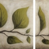 summer leaves diptych